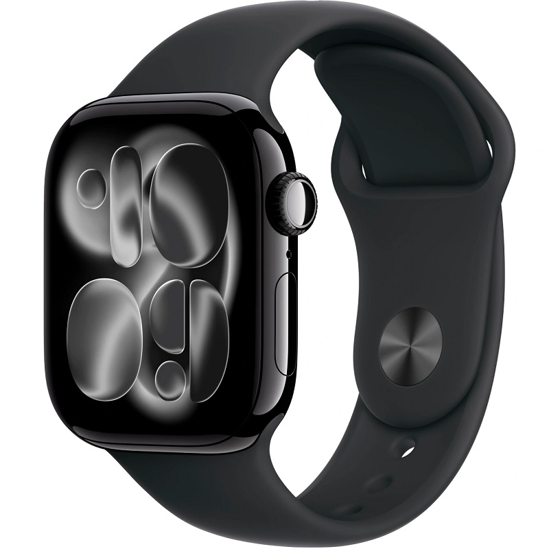 Умные часы Apple Watch Series 11 42mm Jet Black Aluminum Case with Sport Band Black