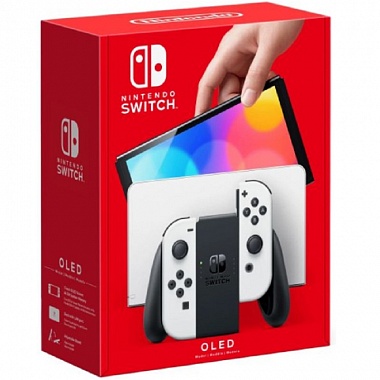 картинка Игровая приставка Nintendo Switch OLED 64GB (White) от Дисконт "Революция цен"