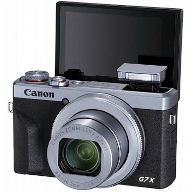 картинка Фотоаппарат Canon PSG7X Mark 3 PowerShot G7X (Серебристый) от Дисконт "Революция цен"